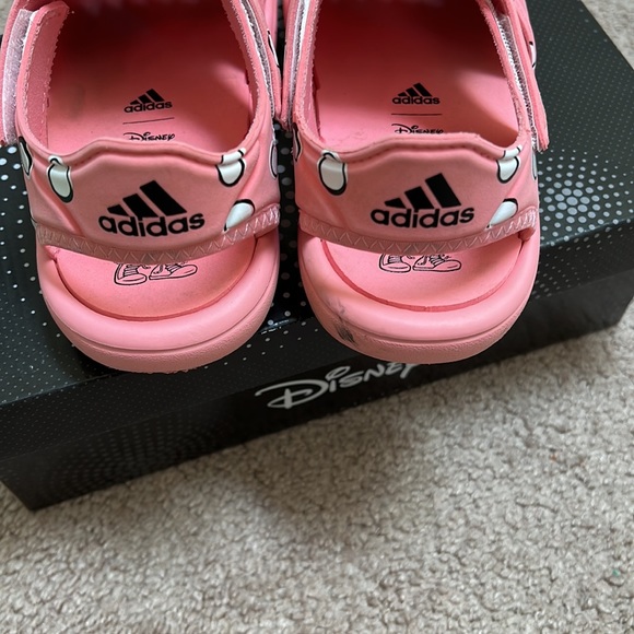 Water sandals, Crocs & Addidas, Mini Mouse, Disney sandals, size 1, pink sandals - Picture 10 of 10